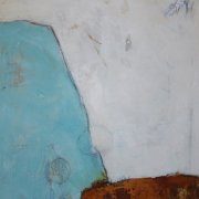 Türkis II, 70 x 100 cm